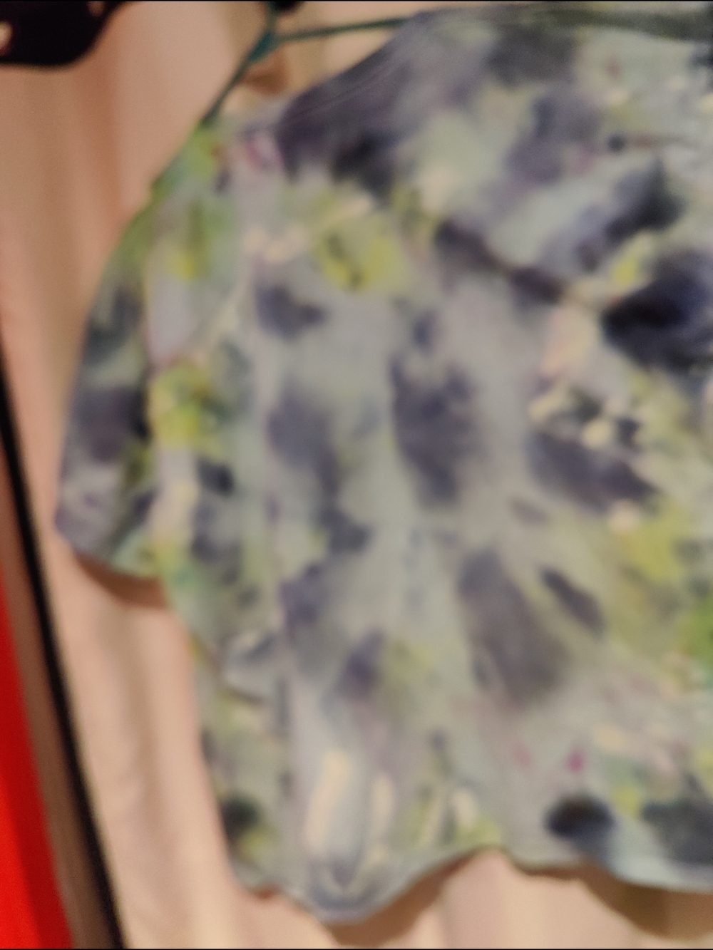 Nirvana Tie-Dye Smiley Face Tee - Pastel Multicolor - Picture 2 of 2